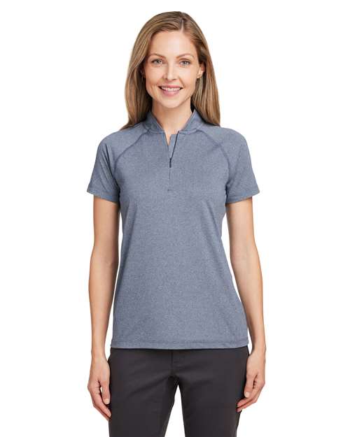 Navy Heather Women&#39;s Quinn Polo - SW200L
