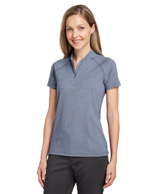Navy Heather Women&#39;s Quinn Polo - SW200L