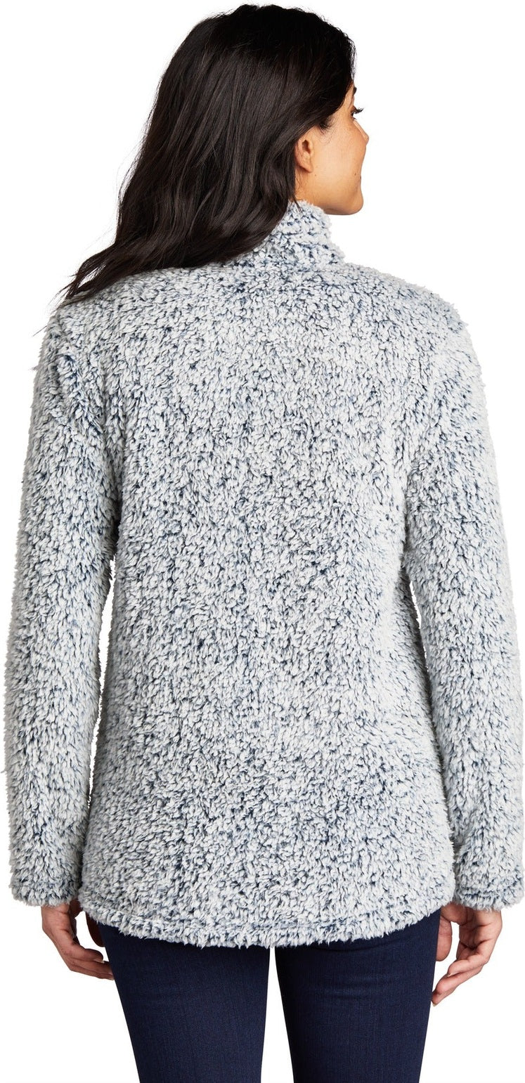 Navy Hthr Port Authority Women's Cozy 1/4-Zip Fleece L130