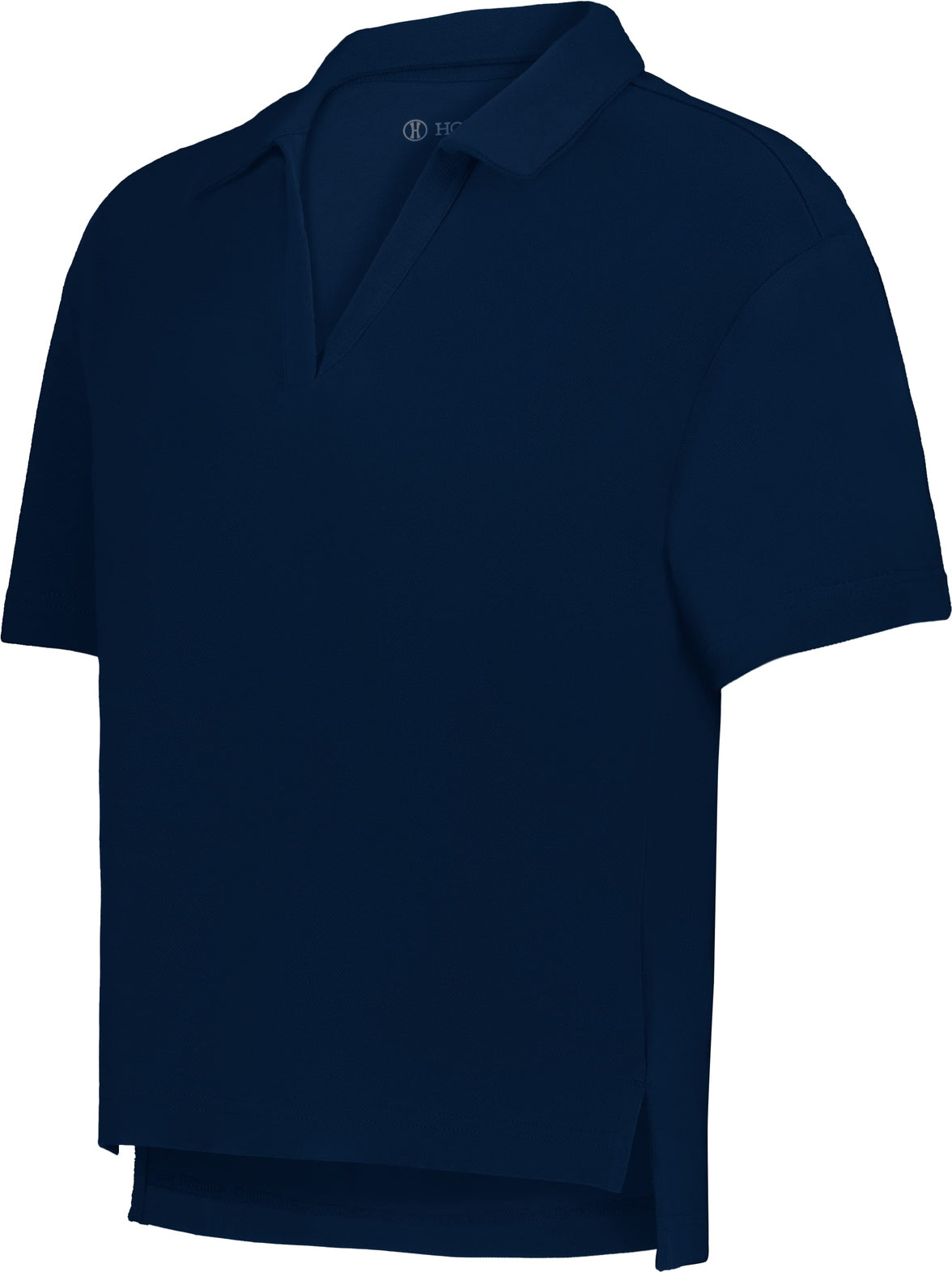 NAVY LADIES WAIST LENGTH POLO