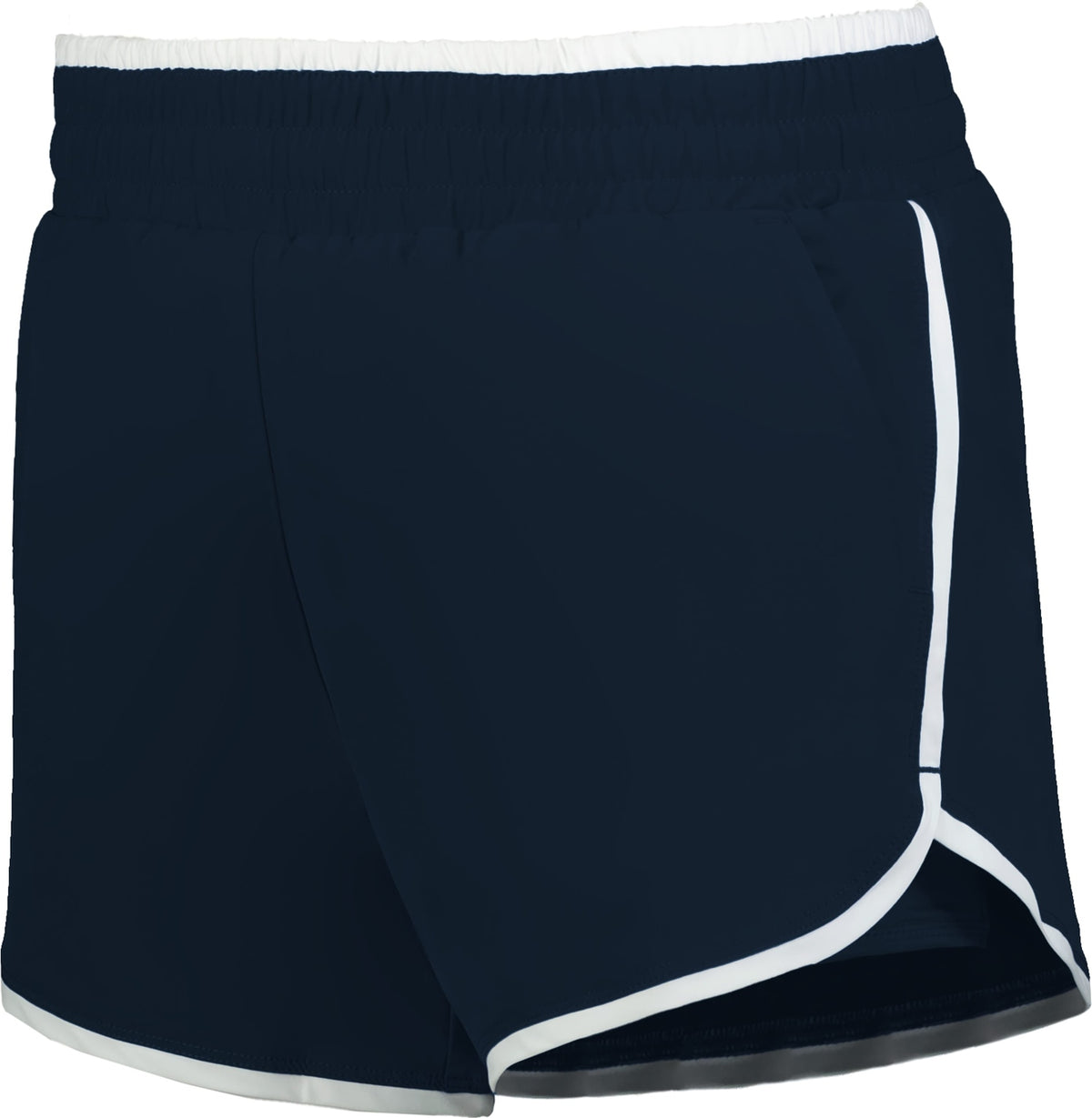 NAVY LDS DOUBLE COURT SHORTS