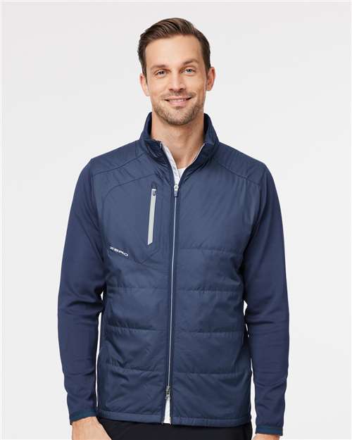 Navy Lightweight Hybrid Jacket - W1018