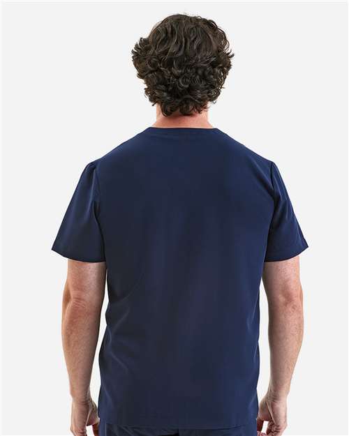 Navy Limitless V-Neck Stretch Scrub Top - NN200