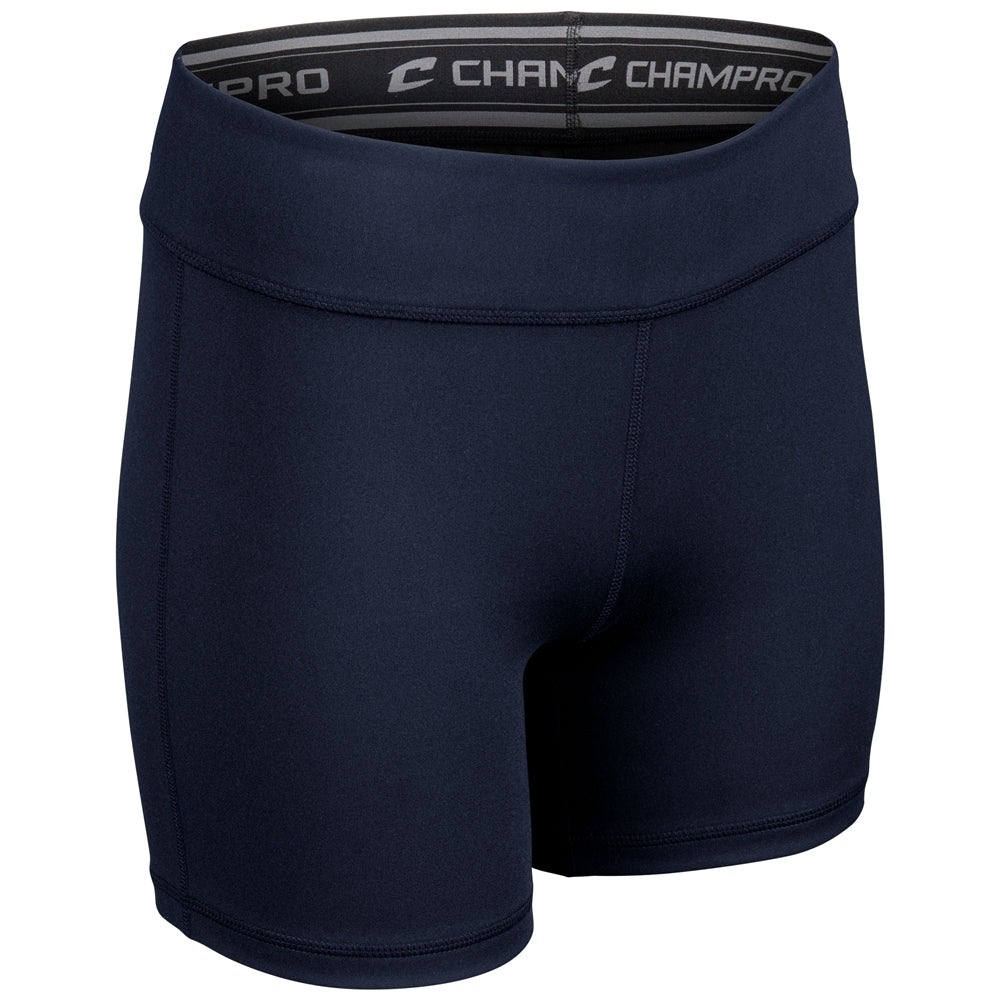 NAVY Match 5" Compression Short