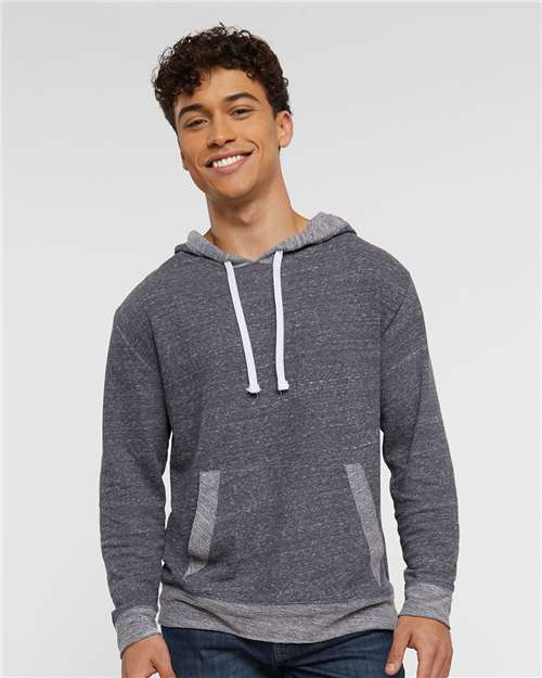 Navy Melange Harborside Mélange French Terry Hooded Pullover - 6779