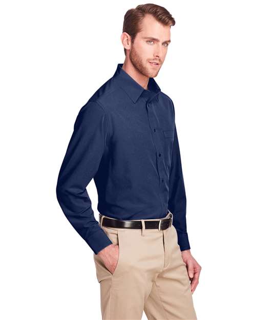 Navy Men's Bradley Performance Woven Shirt - UC500