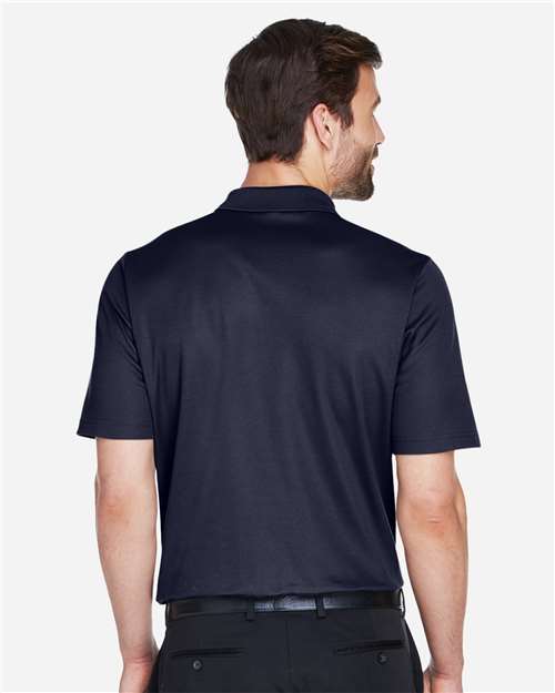 Navy Men&#39;s CrownLux Performance® Plaited Polo - DG20