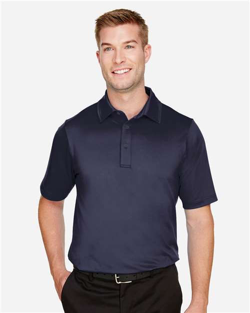 Navy Men&#39;s CrownLux Performance® Range Flex Polo - DG21