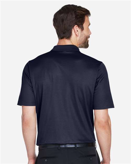 Navy Men&#39;s CrownLux Performance® Tall Plaited Polo - DG20T