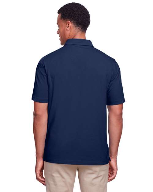 Navy Men&#39;s Lakeshore Stretch Cotton Performance Polo - UC105