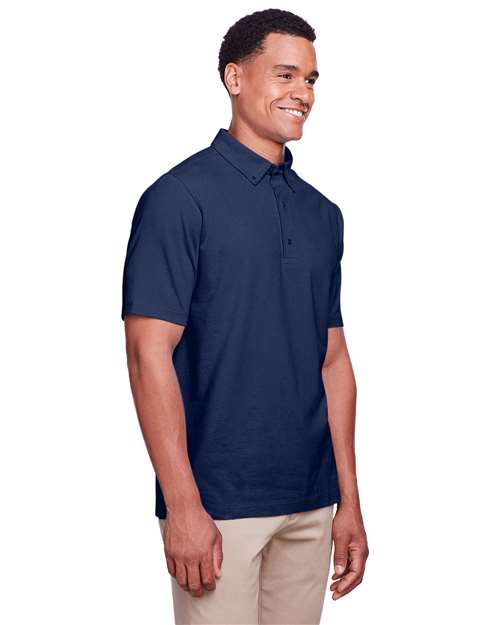 Navy Men&#39;s Lakeshore Stretch Cotton Performance Polo - UC105