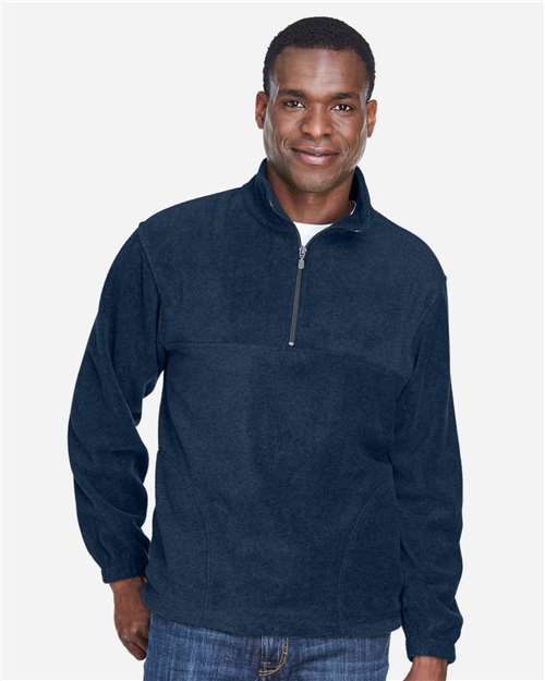 Navy Men&#39;s Quarter-Zip Fleece Pullover - M980