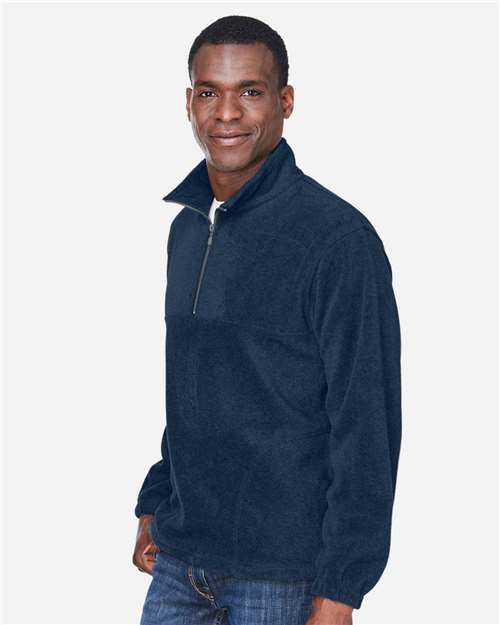 Navy Men&#39;s Quarter-Zip Fleece Pullover - M980