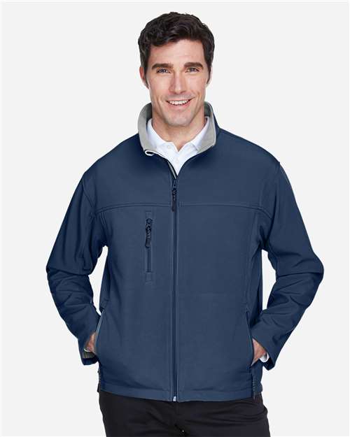 Navy Men&#39;s Soft Shell Jacket - D995