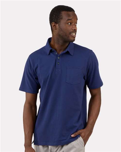 Navy Pique Polo - BM2301