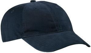 Navy Port Authority Brushed Twill Low Profile Cap. CP77