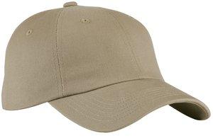 Navy Port Authority Unstructured Brushed Twill Cap. BTU