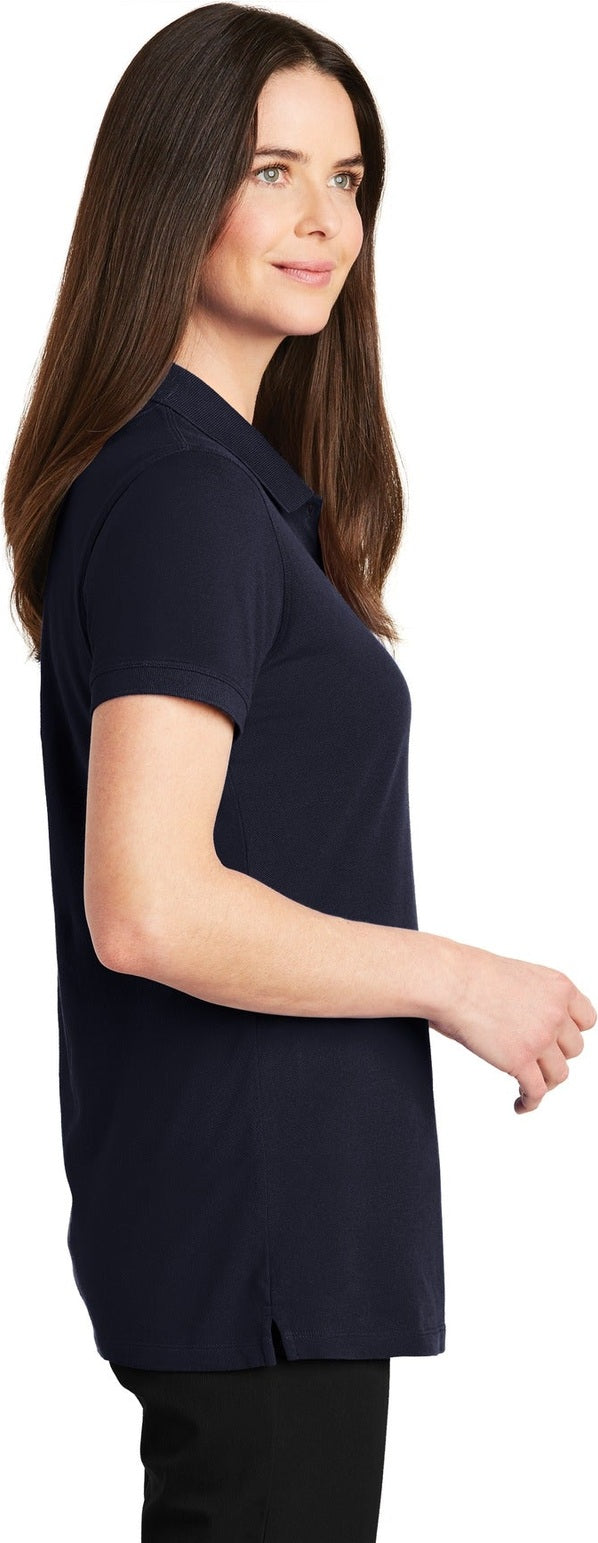Navy Port Authority Women's EZCotton Polo. LK8000
