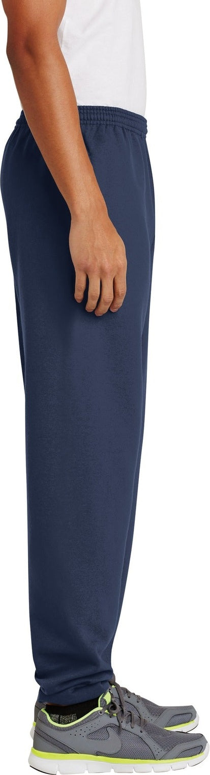 Navy Port & Co Essential Fleece Sweatpant with Pockets. PC90P