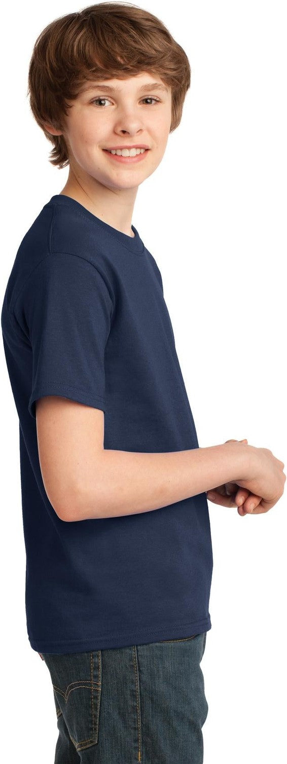 Navy Port & Co Youth Essential Tee. PC61Y