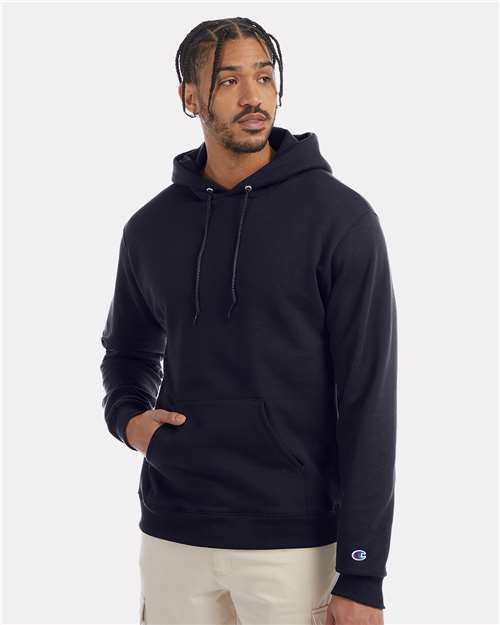 Navy Powerblend® Hooded Sweatshirt - S700