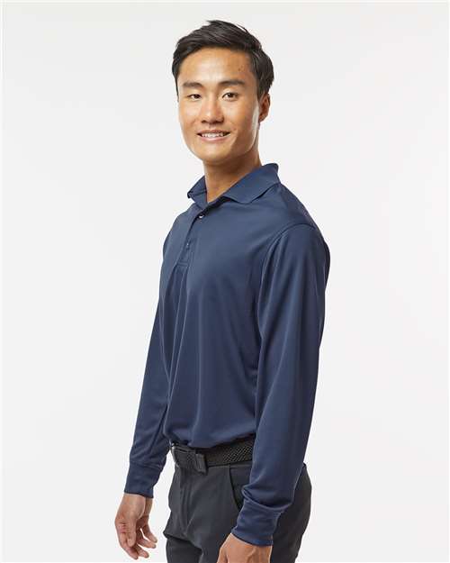 Navy Prescott Long Sleeve Polo - 110