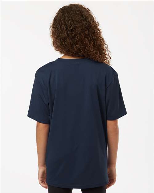 Navy Pro-Lock Youth Performance T-Shirt - 48000Y