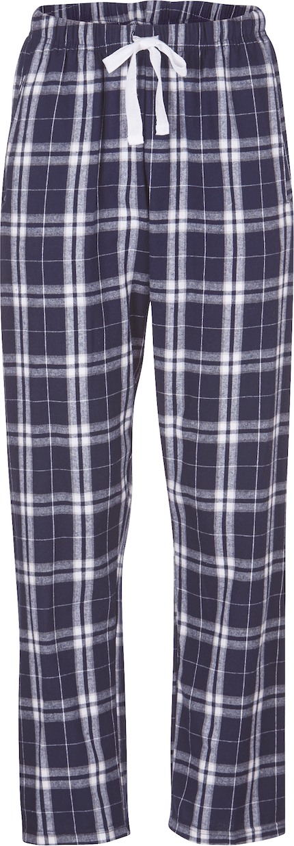 NAVY SILVER PLAID BOXERCRAFT WOMEN'S  HALEY FLANNEL PANT F20/F24  grouped