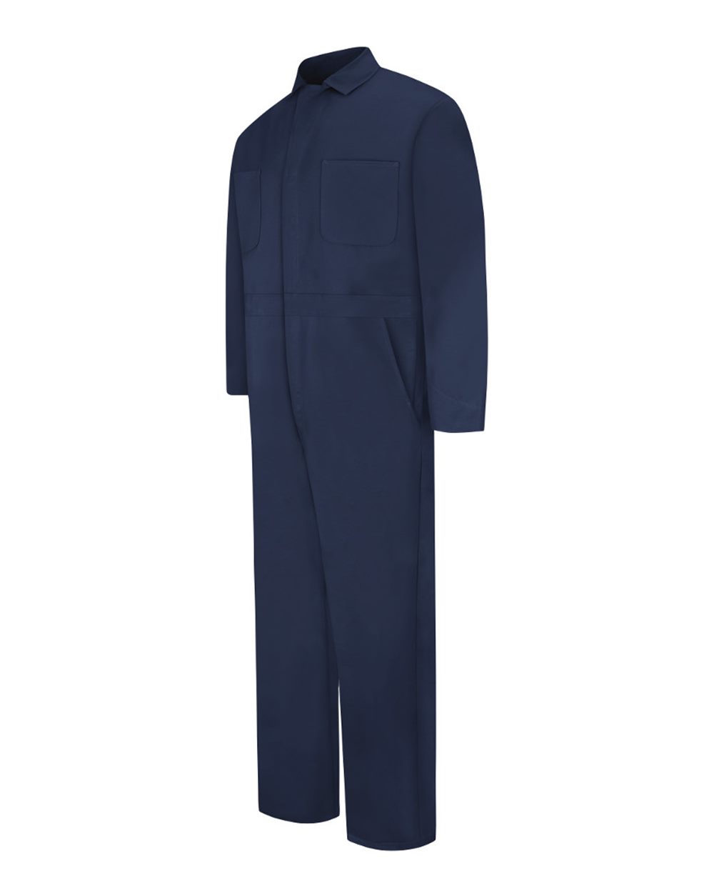Navy Snap-Front Cotton Coveralls - CC14