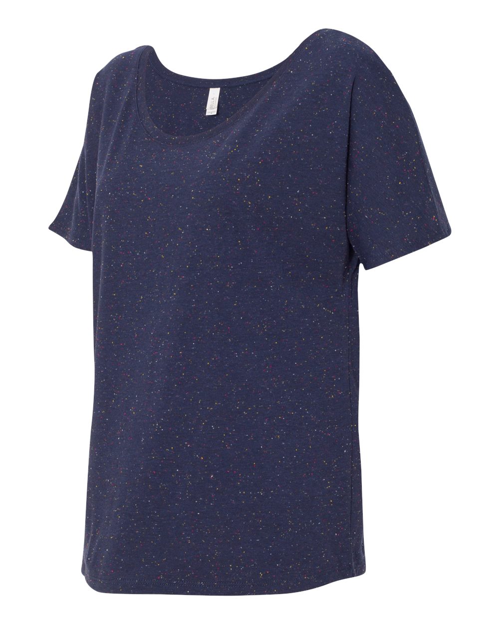 Navy Speckled Women’s Slouchy Tee - 8816