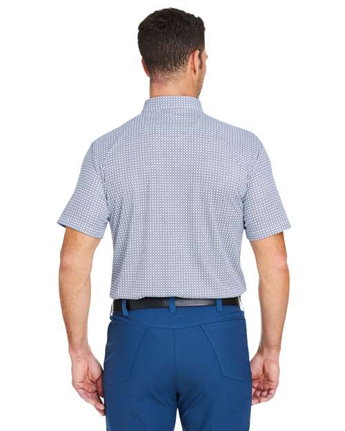Navy Tanner Printed Polo - SW2200