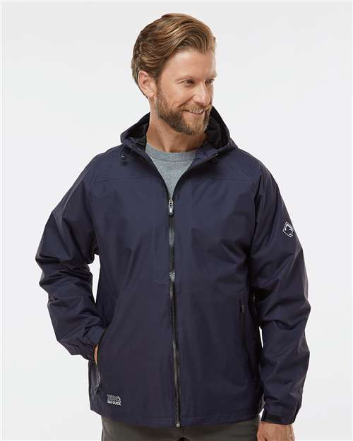 Navy Torrent Waterproof Hooded Jacket - 5335