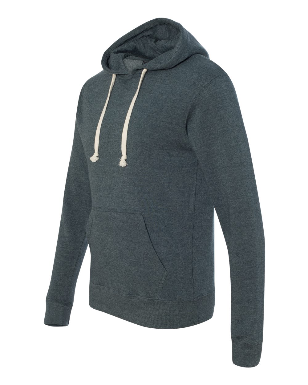 Navy Triblend Triblend Fleece Hooded Sweatshirt - 8871