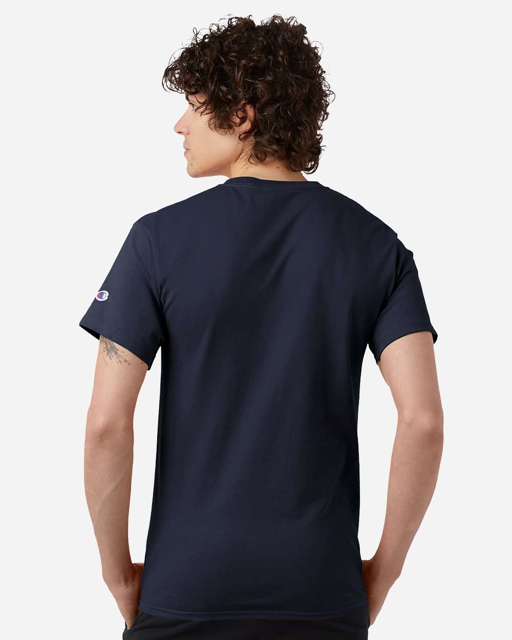 Navy Unisex Jersey T-Shirt - CH1000 plain