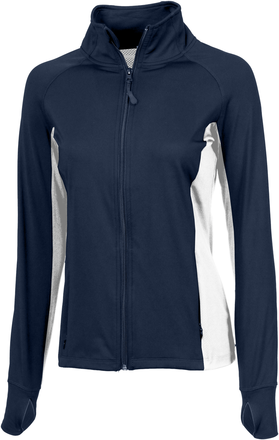NAVY WHITE BOXERCRAFT WOMEN'S  STUDIO JACKET  grouped