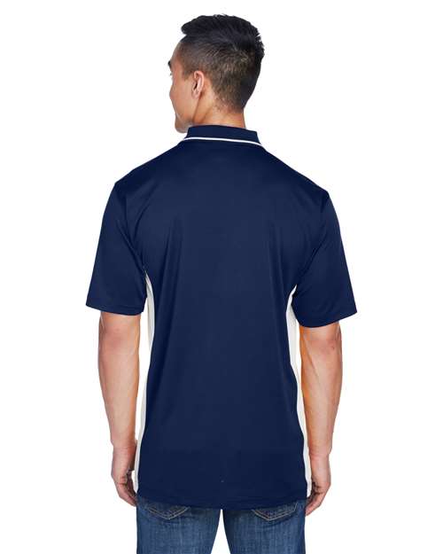 Navy/ White Men&#39;s Cool &amp; Dry Sport Two-Tone Polo - 8406