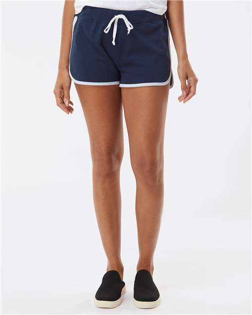 Navy/ White Women’s Relay Shorts - R65