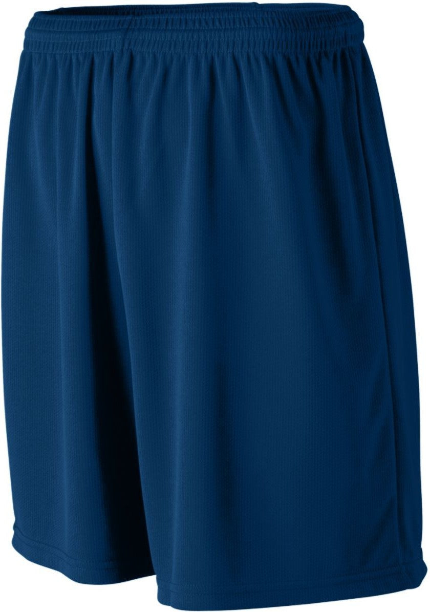 NAVY WICKING MESH ATHLETIC SHORT