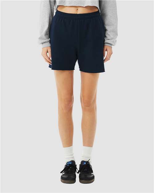 Navy Women&#39;s Cutoff Fleece Shorts - 3787