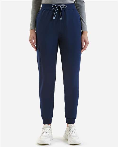 Navy Women's Energized Stretch Jogger Scrub Pants - NN610