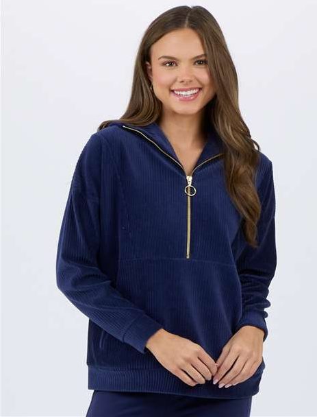 Navy Women&#39;s Manchester Quarter Zip - BW5203