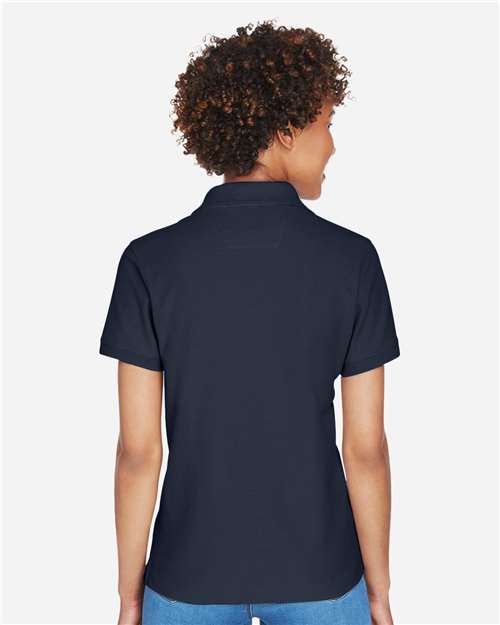 Navy Women&#39;s Pima Piqué Polo - D100W
