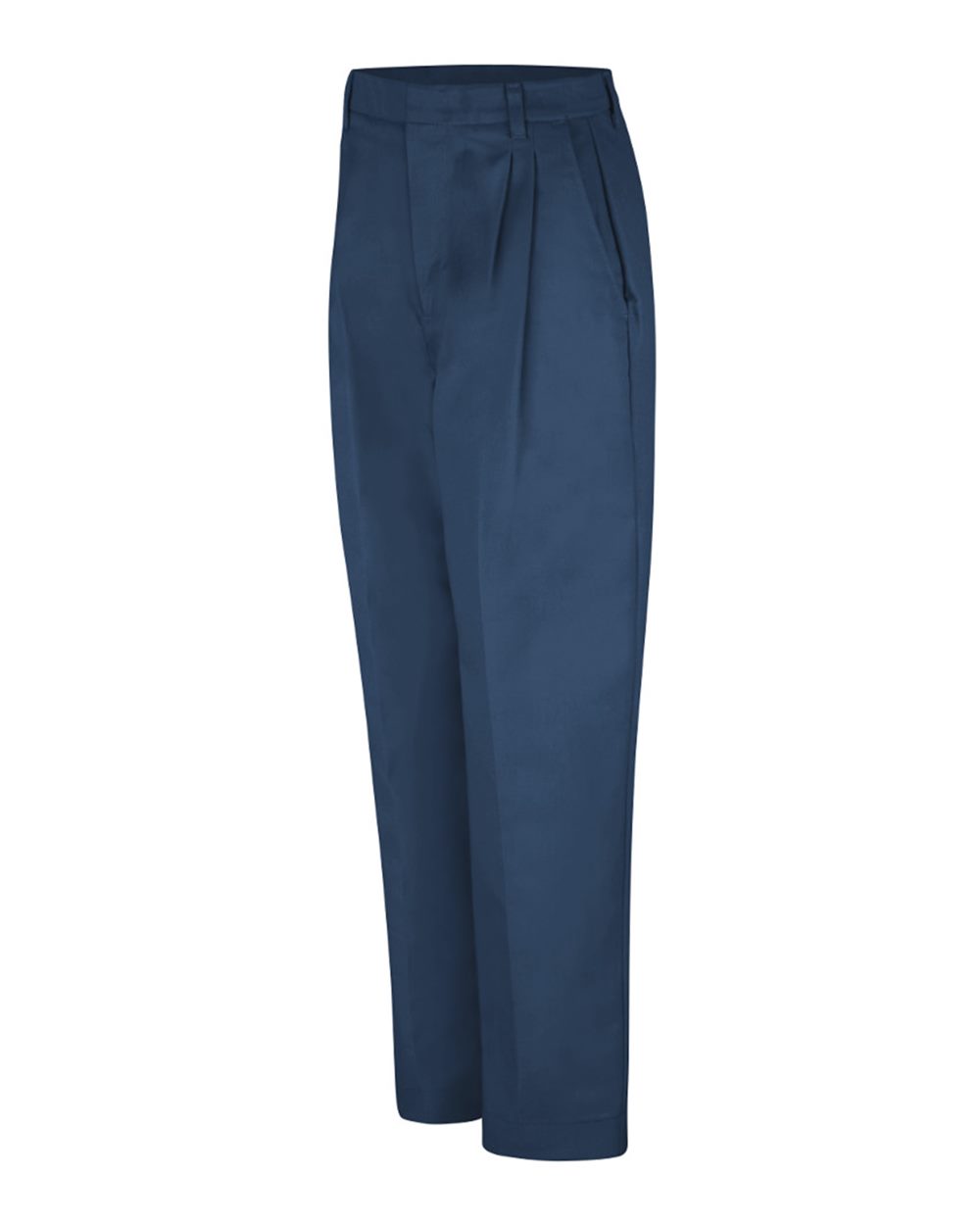 Navy Women's Pleated Twill Slacks - PT39