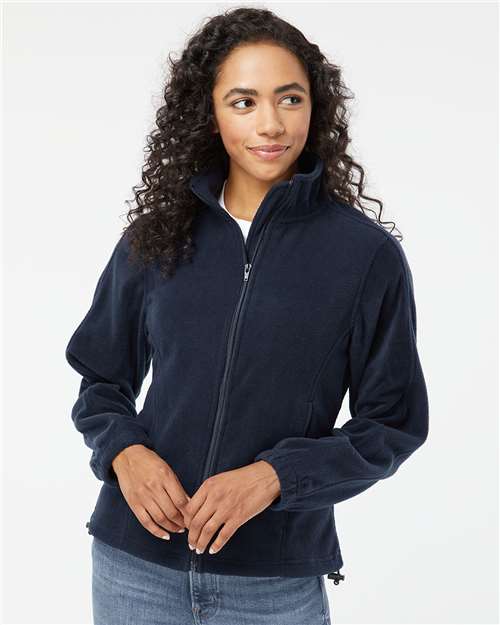 Navy Women&#39;s Polar Fleece Full-Zip Jacket - 5062