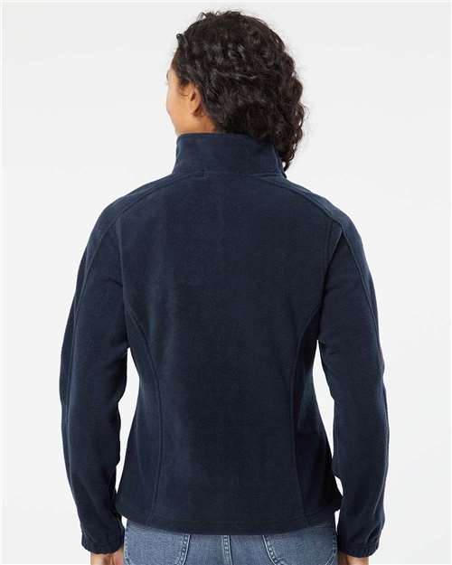 Navy Women&#39;s Polar Fleece Full-Zip Jacket - 5062