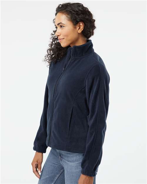 Navy Women&#39;s Polar Fleece Full-Zip Jacket - 5062