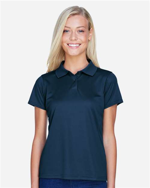 Navy Women&#39;s Polyester Jersey Polo - M315W