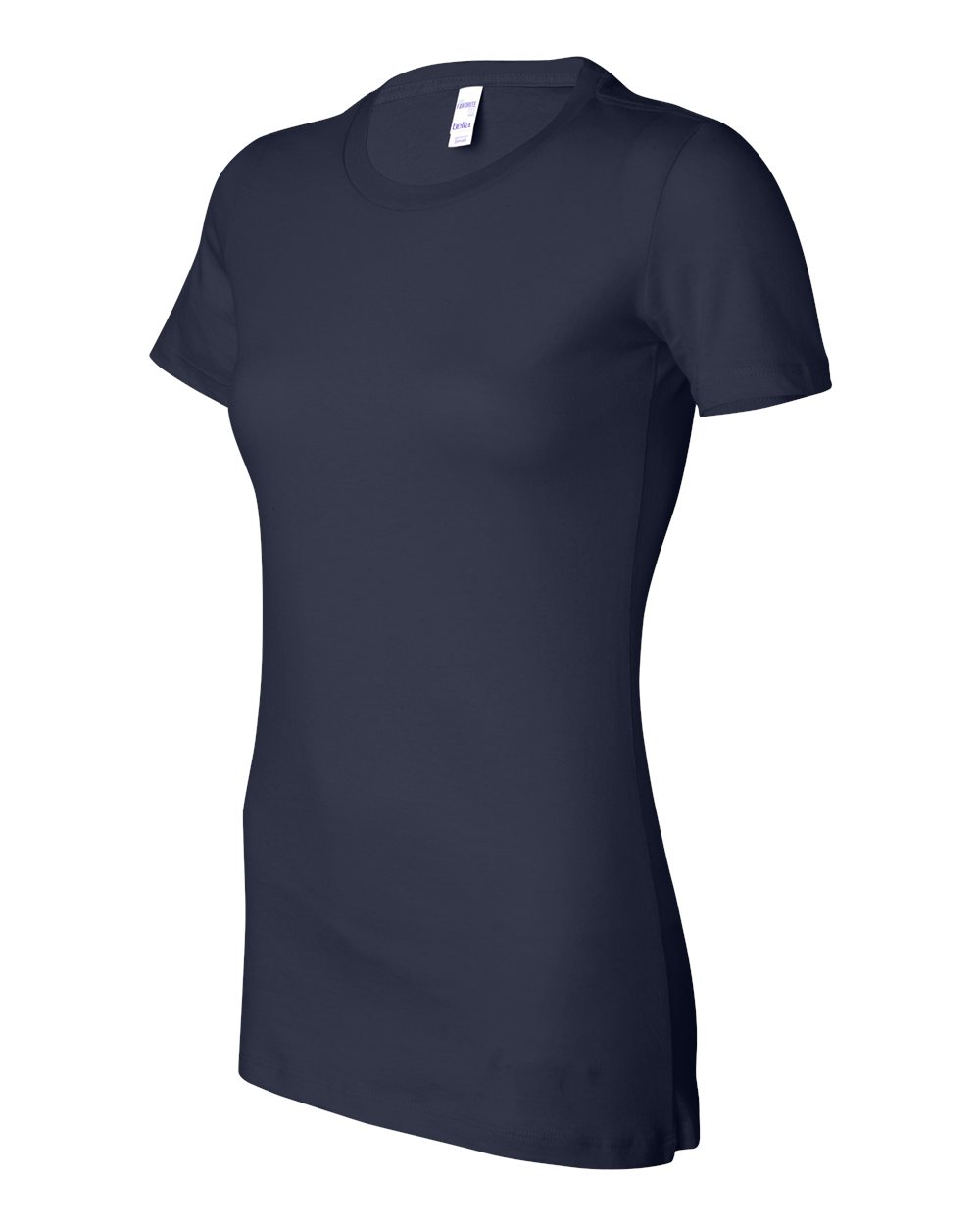 Navy Women's Slim Fit Tee - 6004