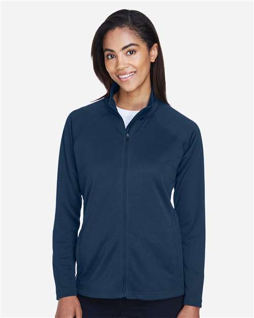 Navy Women&#39;s Stretch Tech-Shell® Compass Full-Zip Jacket - DG420W