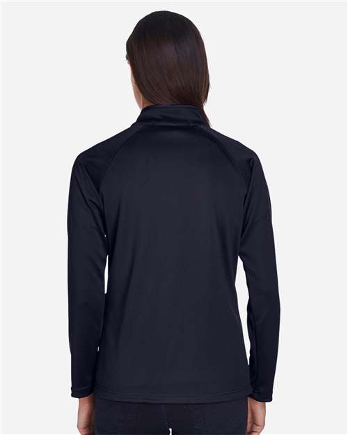 Navy Women&#39;s Stretch Tech-Shell® Compass Quarter-Zip Pullover - DG440W